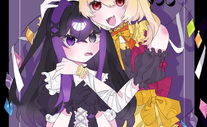 ハロウィン夢絵(コテキャ人間時)