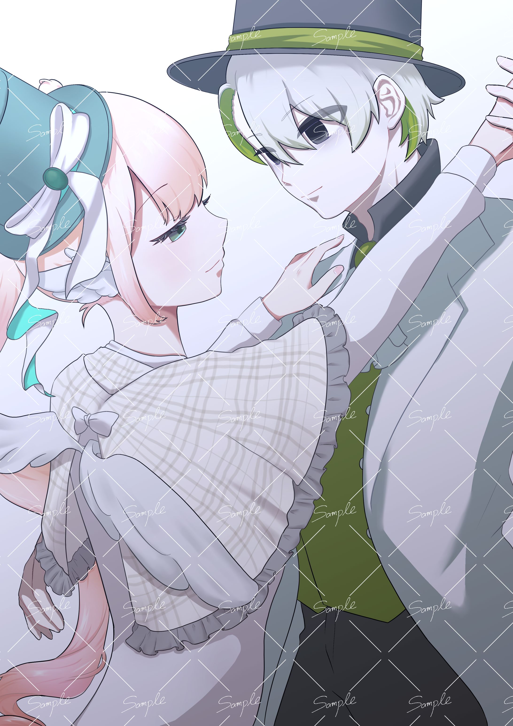 【描き合い実績】創作男女等身-1