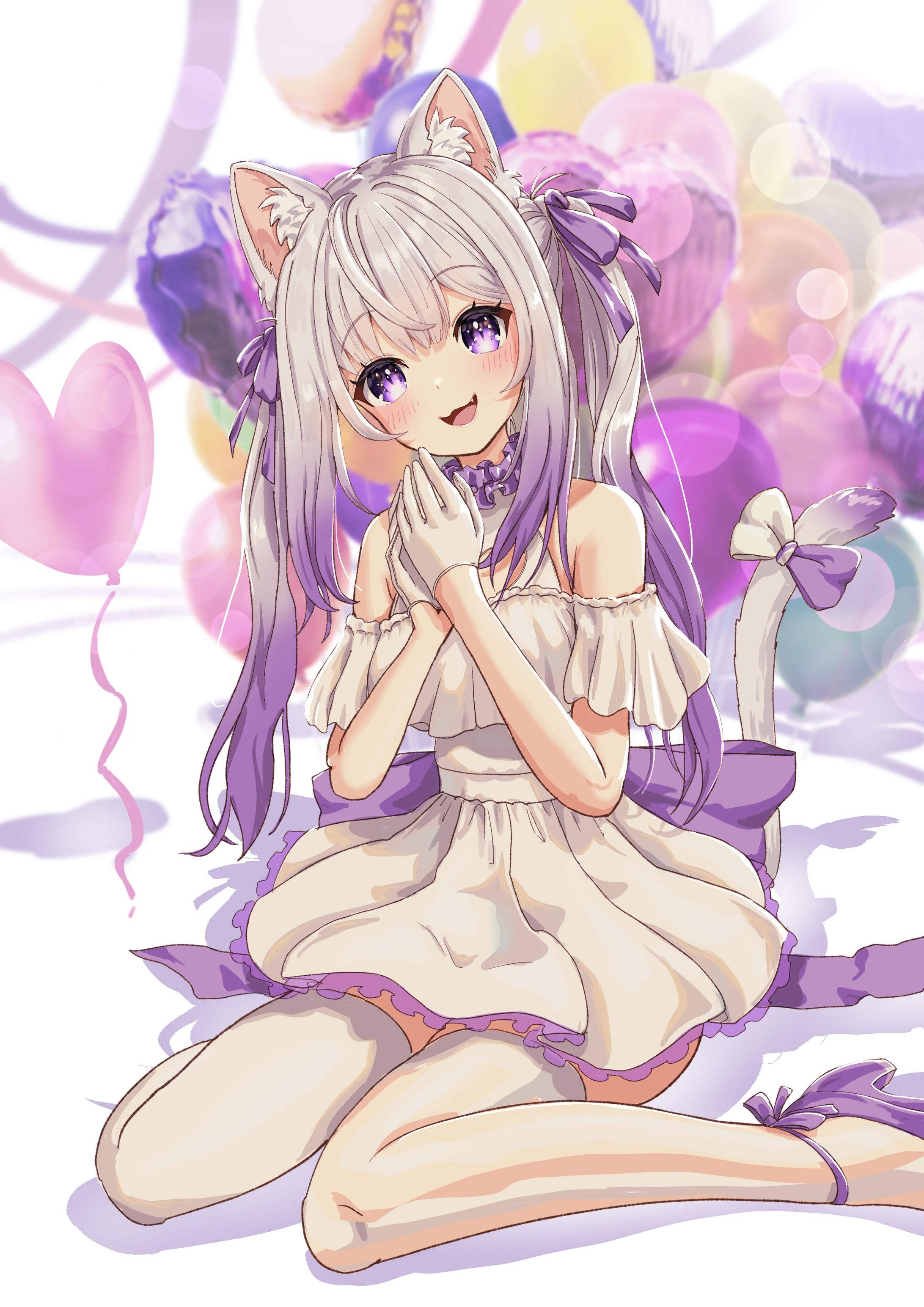 Skebご依頼絵 猫めしあ様FA0308-1