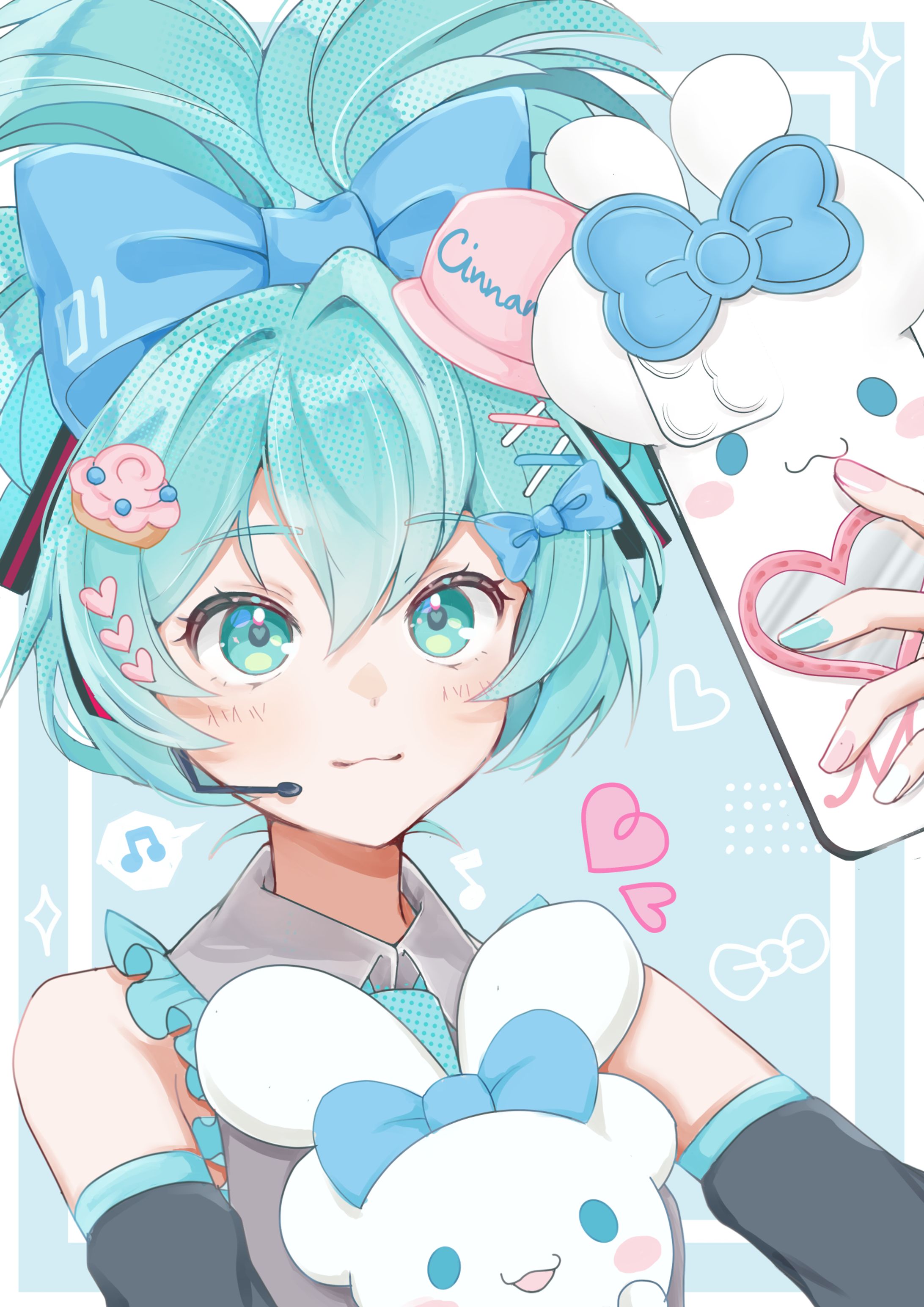 シナモンミクファンアート-1