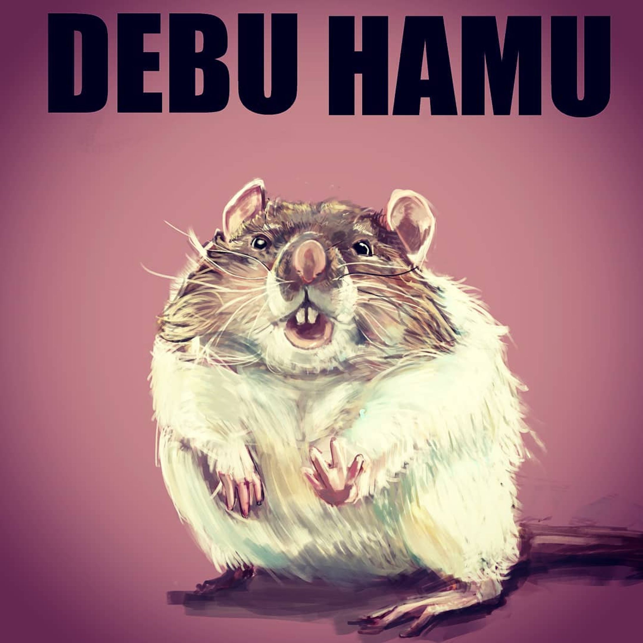最近飼い始めたおデブのラットちゃんが可愛すぎてファンアートを描きました。

#ハムスター　#ラット 　#ペット 　#動物 　#イラスト　#pet  #animal  #illust #illustration　#かわいい 　#イラストグラム-1