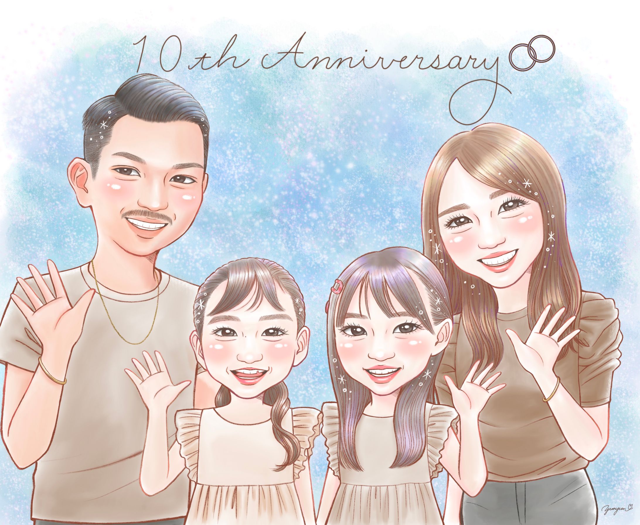 過去の似顔絵(デジタル)-1