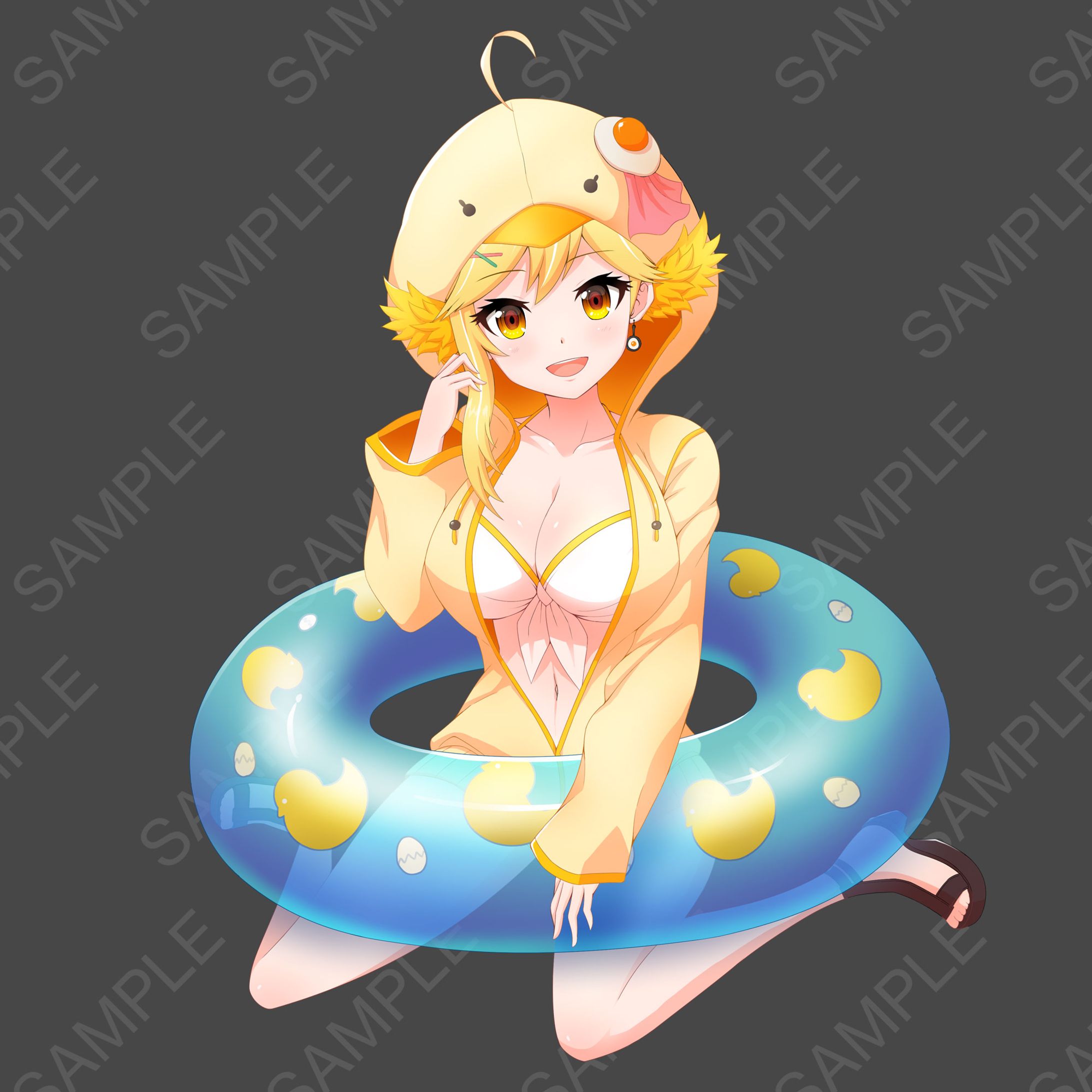 Vtuber蘭王ひなりさん水着立ち絵制作-1
