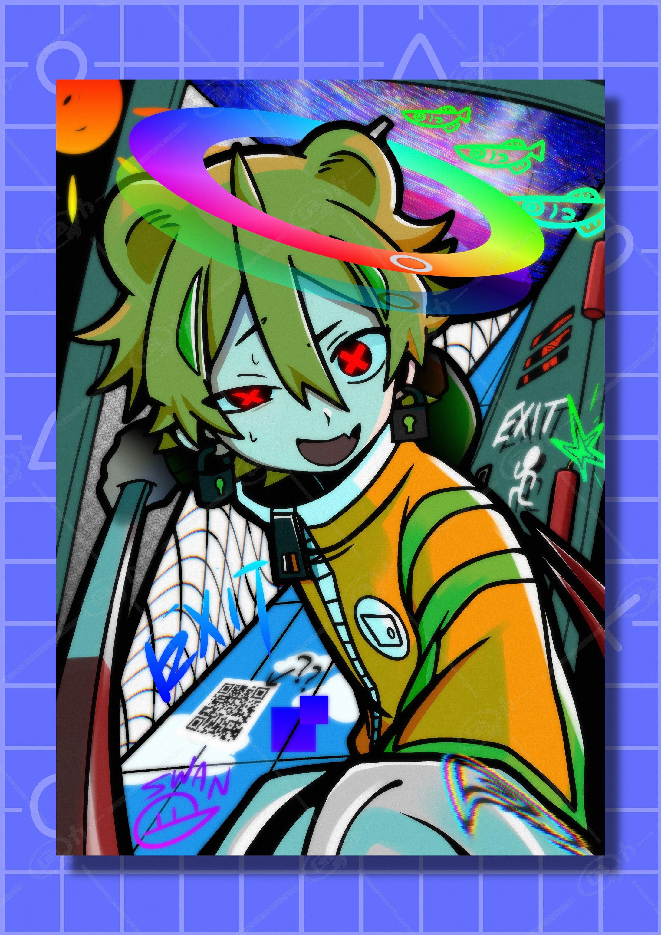 【オリジナル】1枚絵イラスト-1