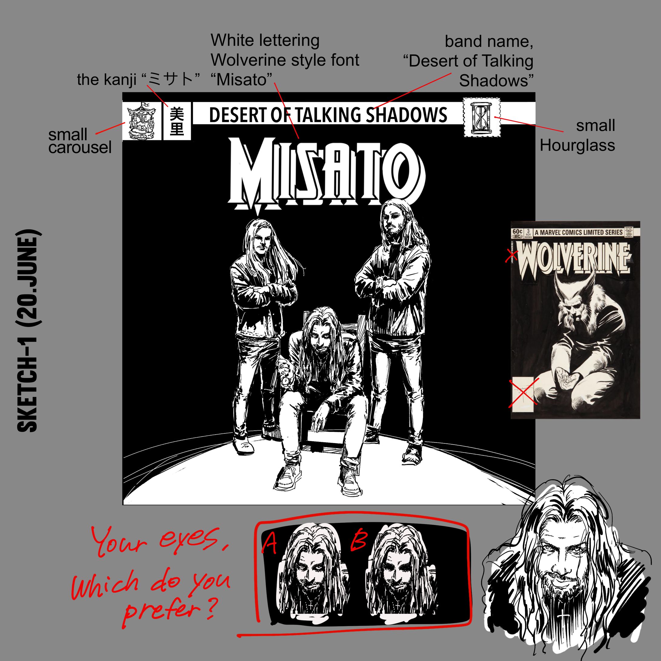 DESERT OF TALKING SHDOWS ALBUM COVER & TEE-1