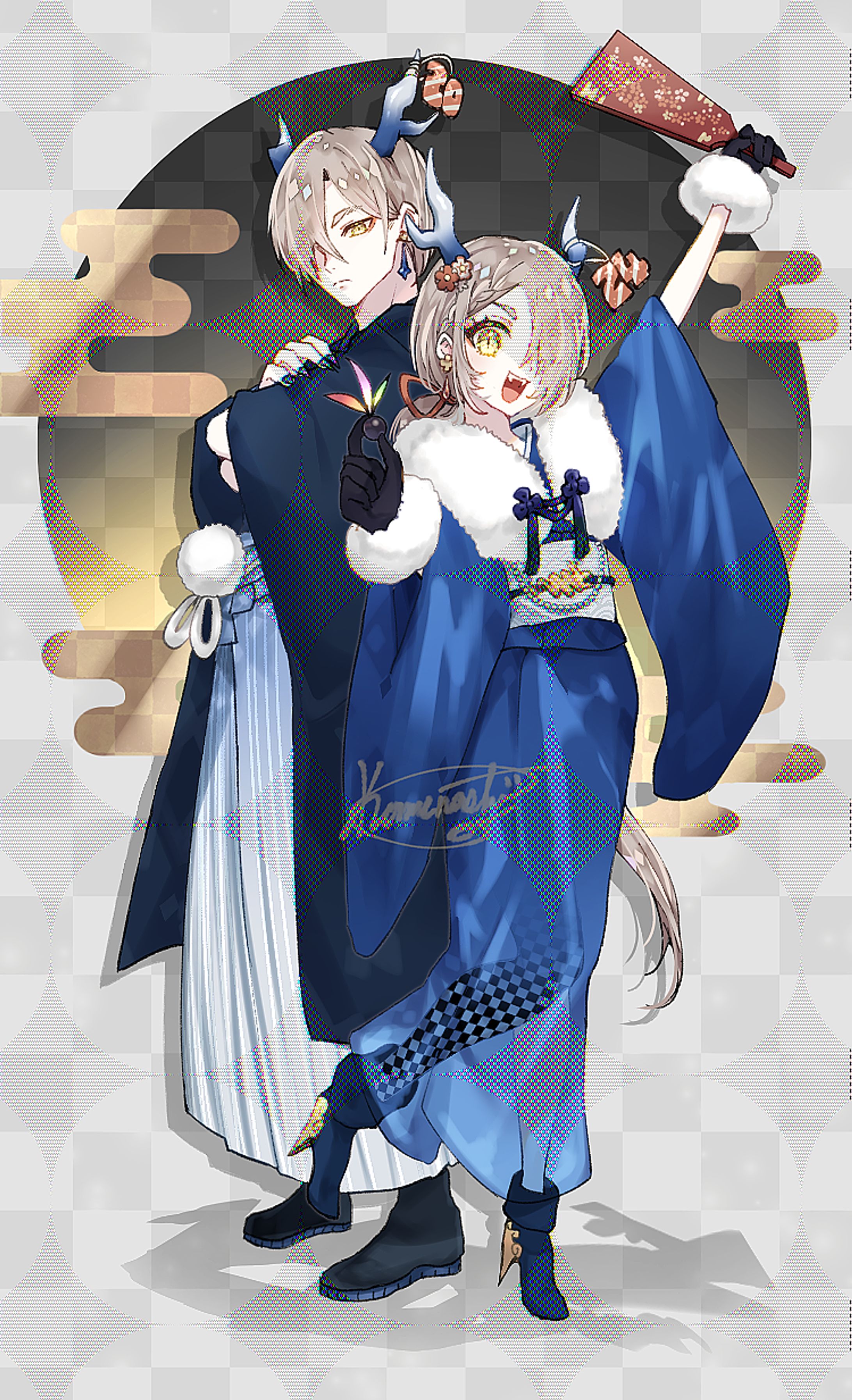 正月の竜の双子-1