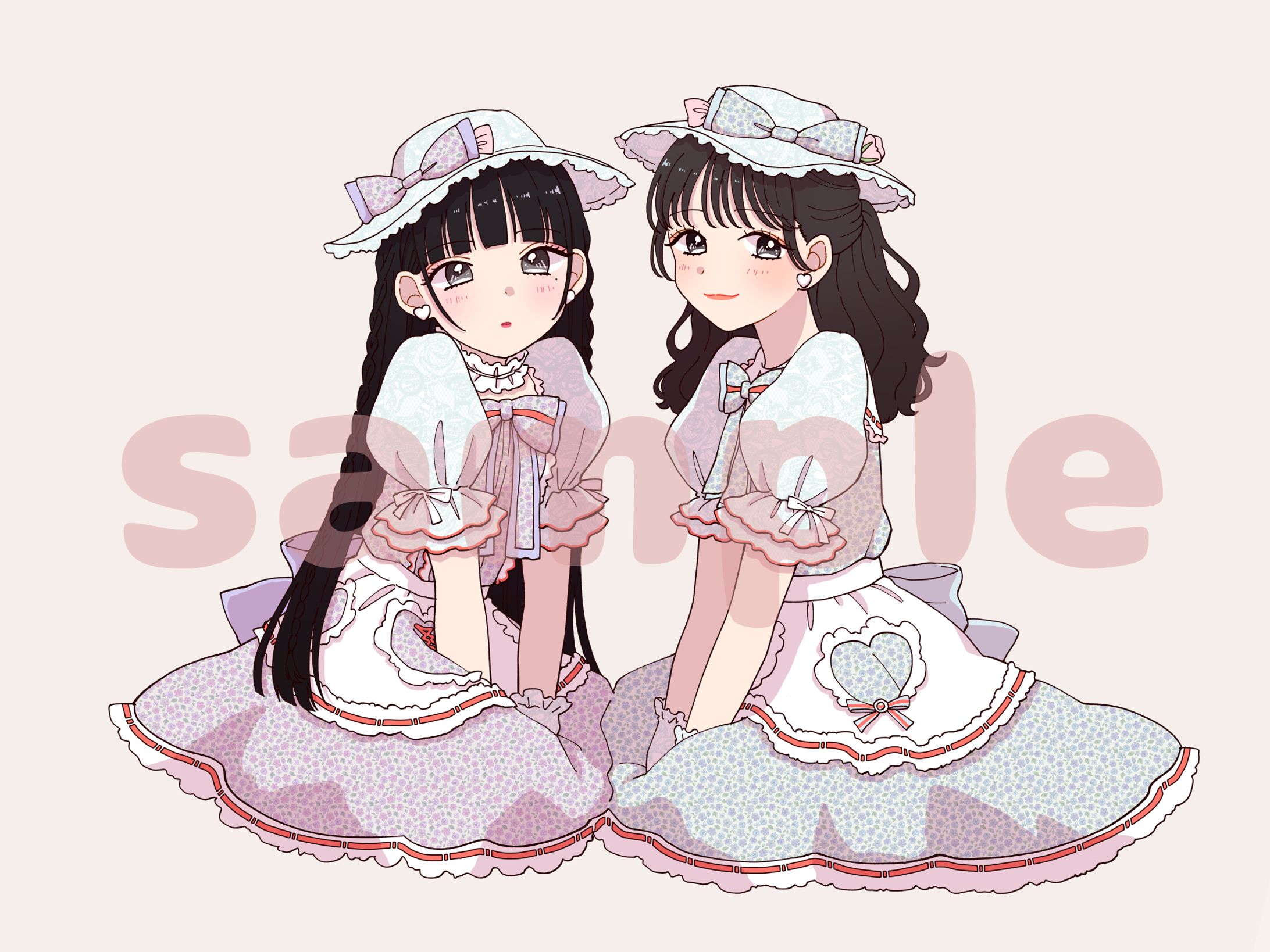 アイドル(ご依頼絵)②-1