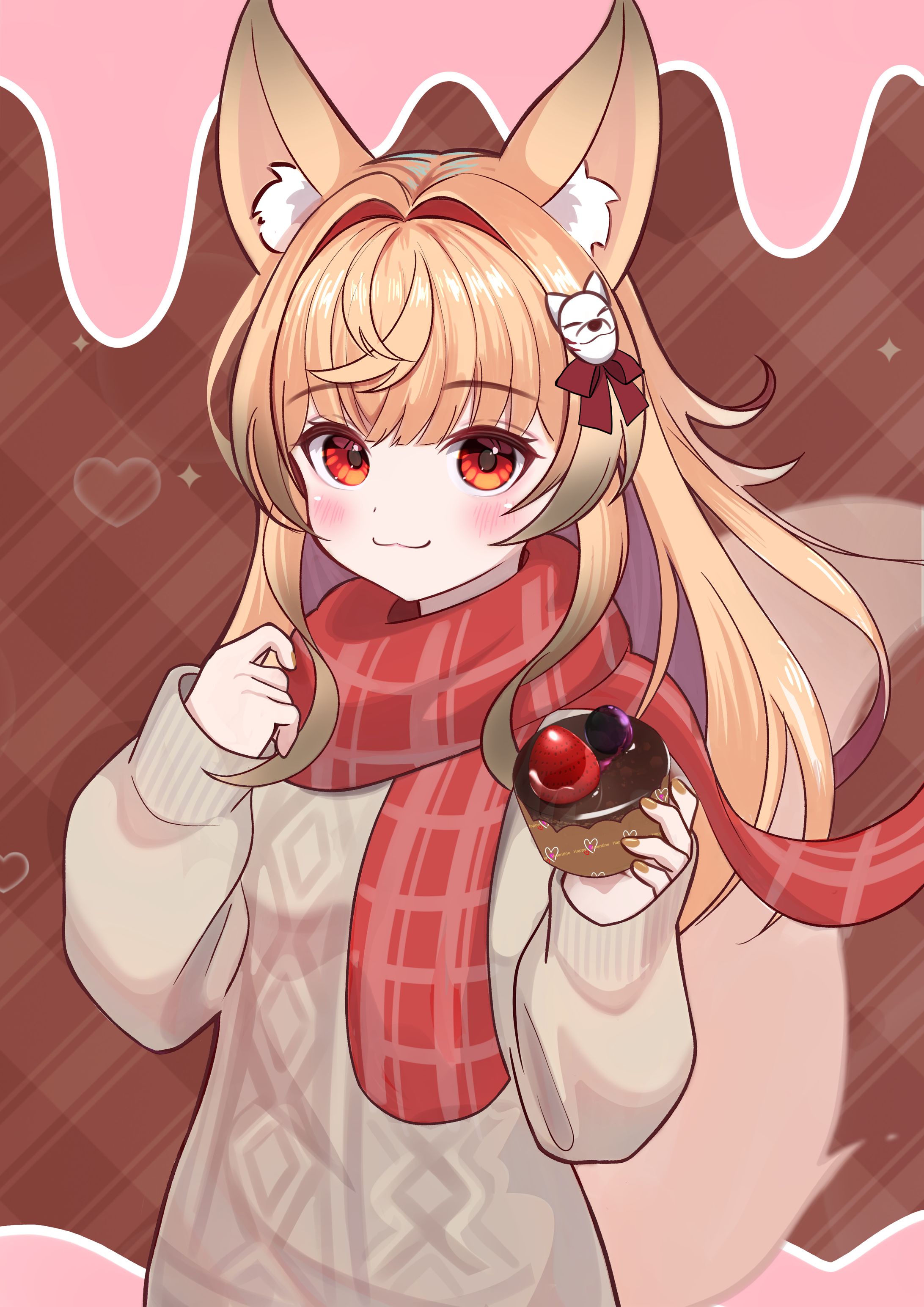 Vtuberバレンタインイラスト（背景②）-1