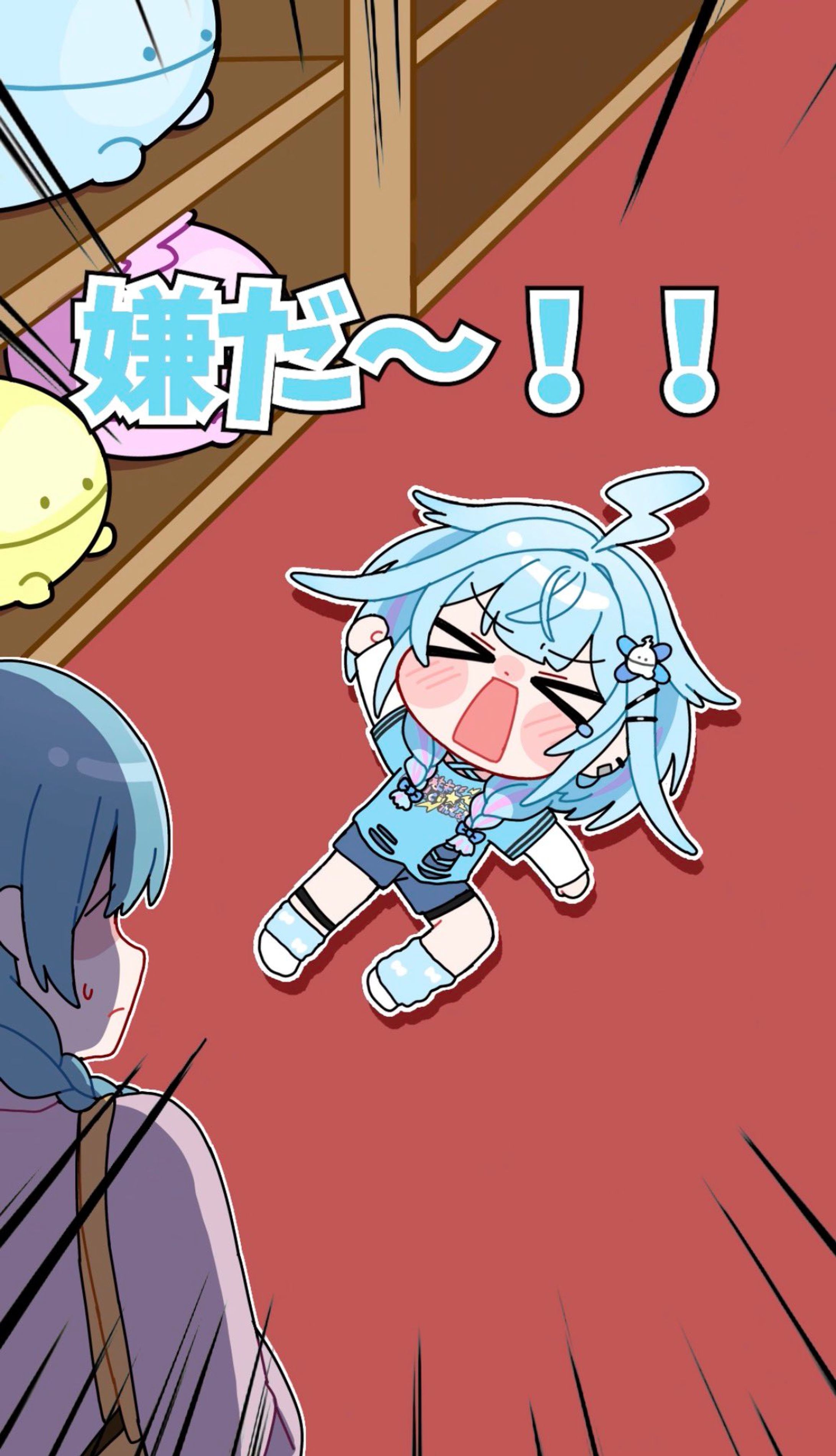 【ホロライブ所属】水宮枢様_イラストショート-1