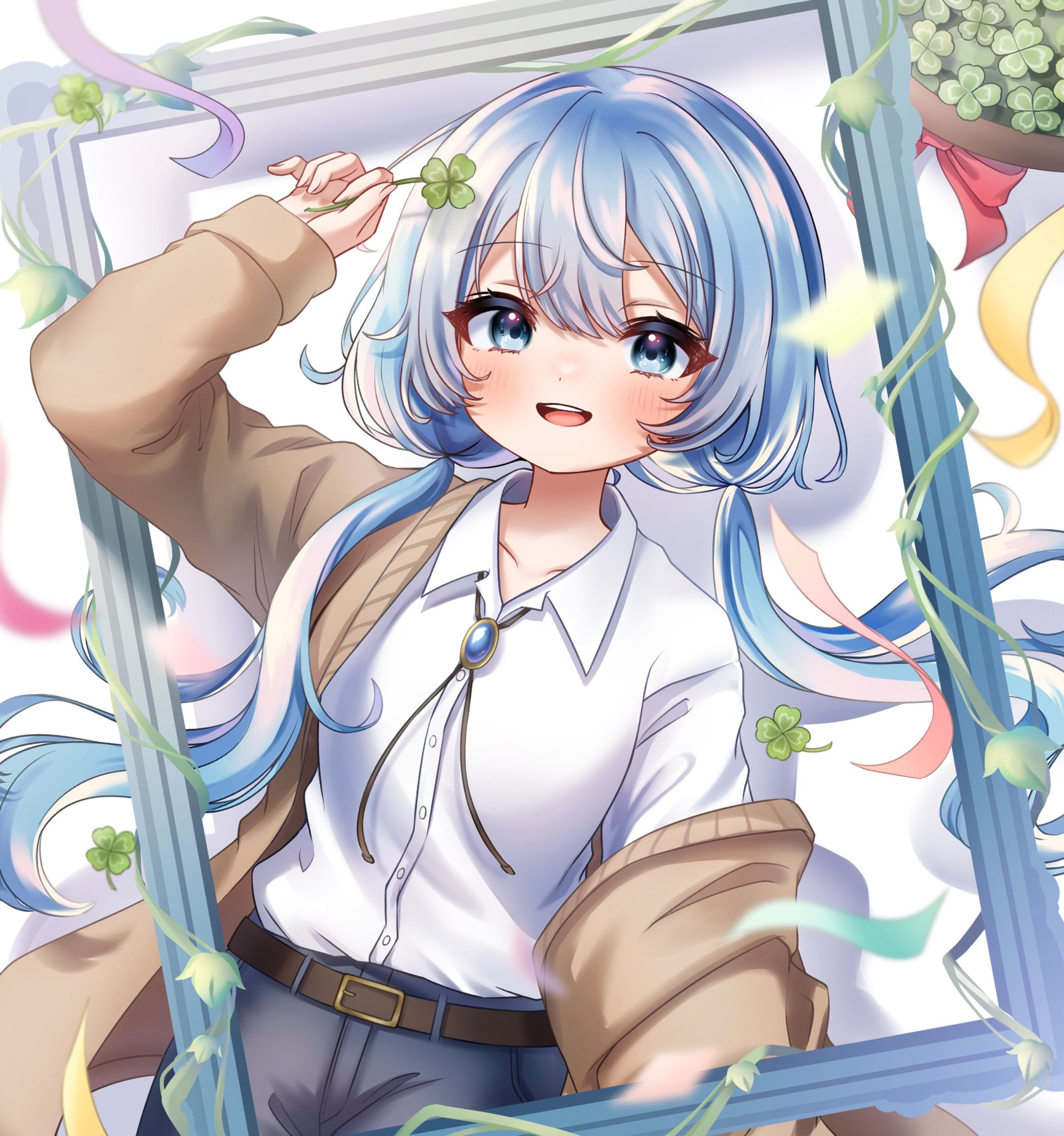 氷杙なぎささん 誕生日・動画用イラスト-1