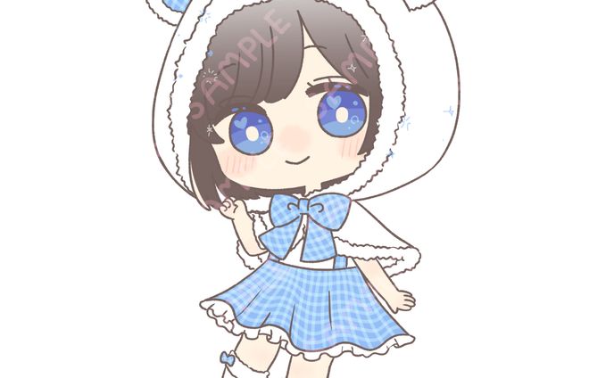 アクキー用のイラスト作成