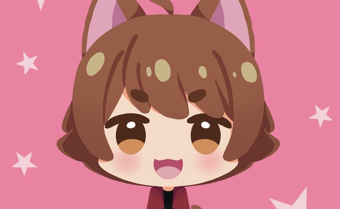 線画なしちびキャライラスト