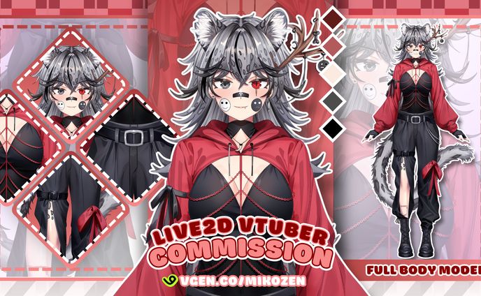 Lewdcy Vtuber Model Showcase