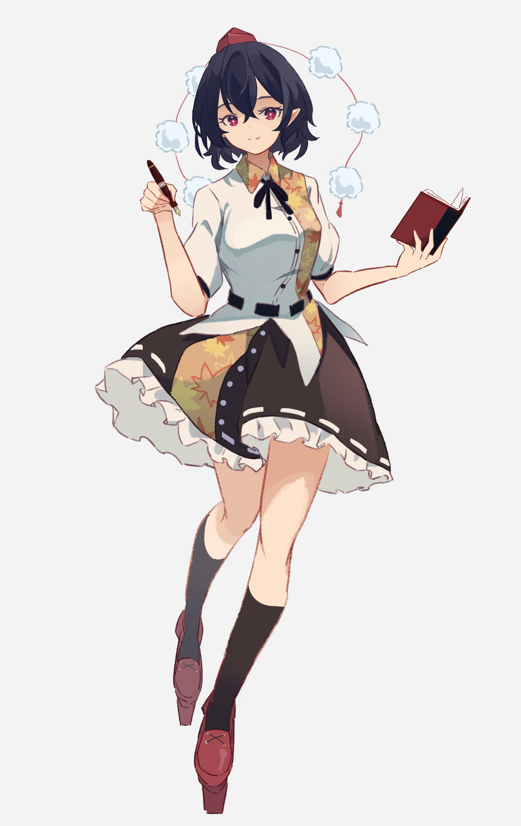 東方project　射命丸文　立ち絵-1