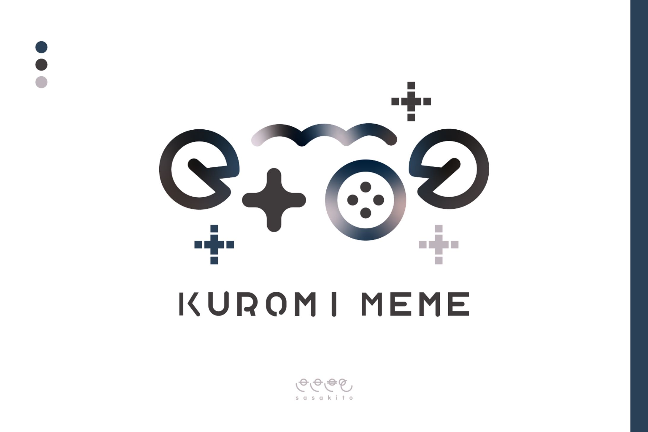 【シンボルマーク】黒未めめ様-1