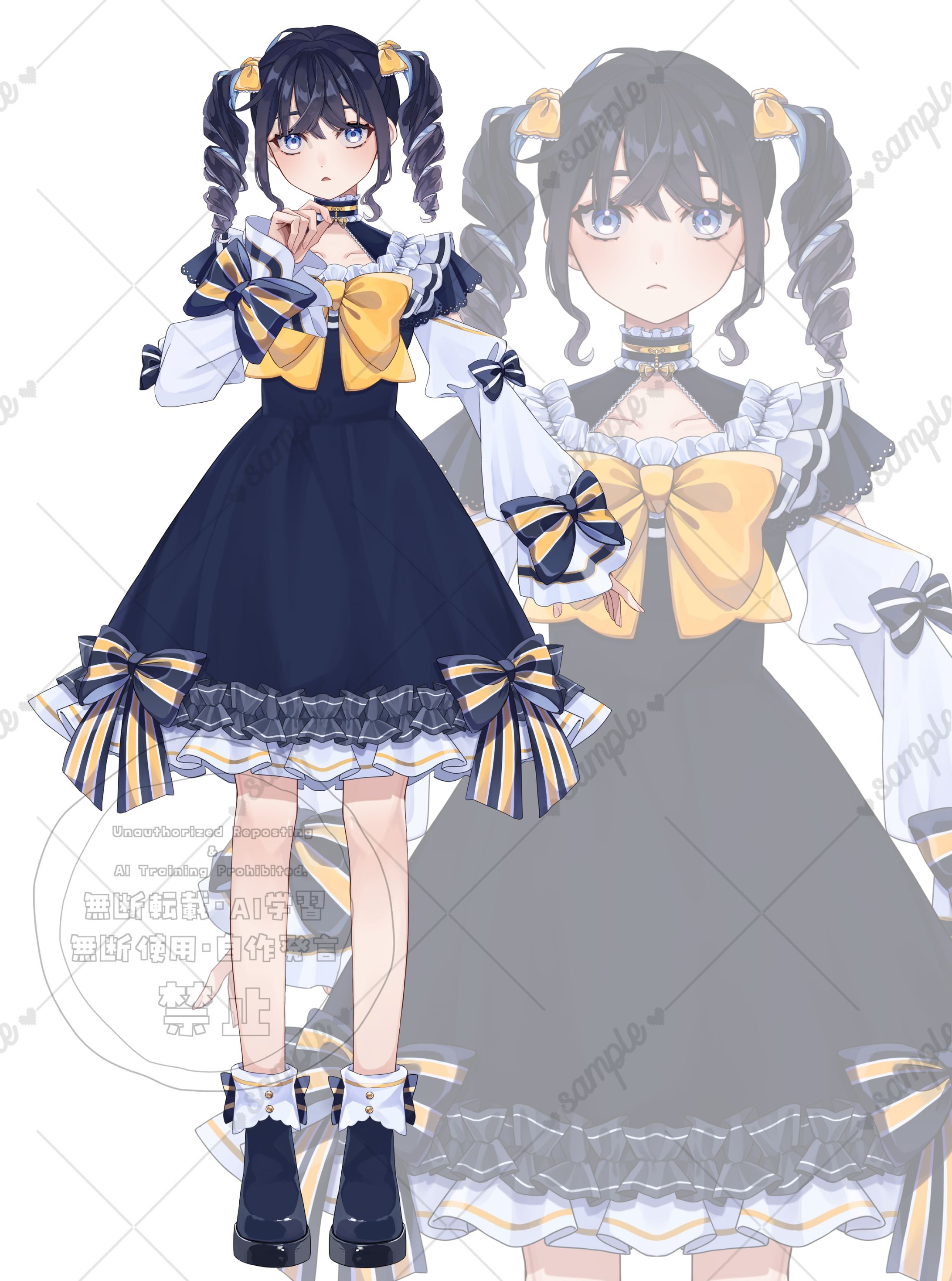 VTuber用モデル立ち絵-1