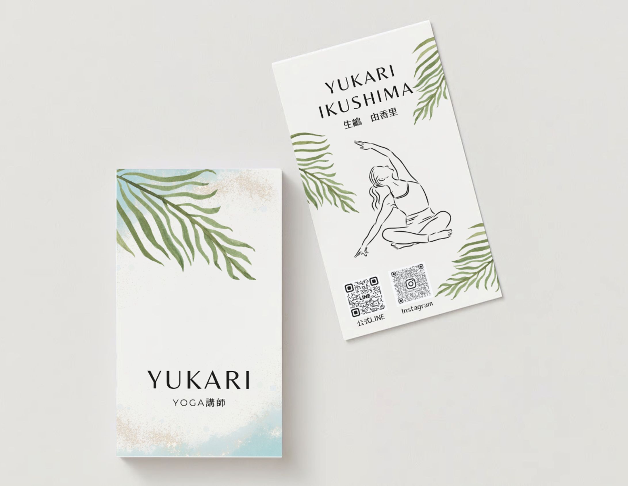 【名刺】ヨガ講師　yukariさん-1