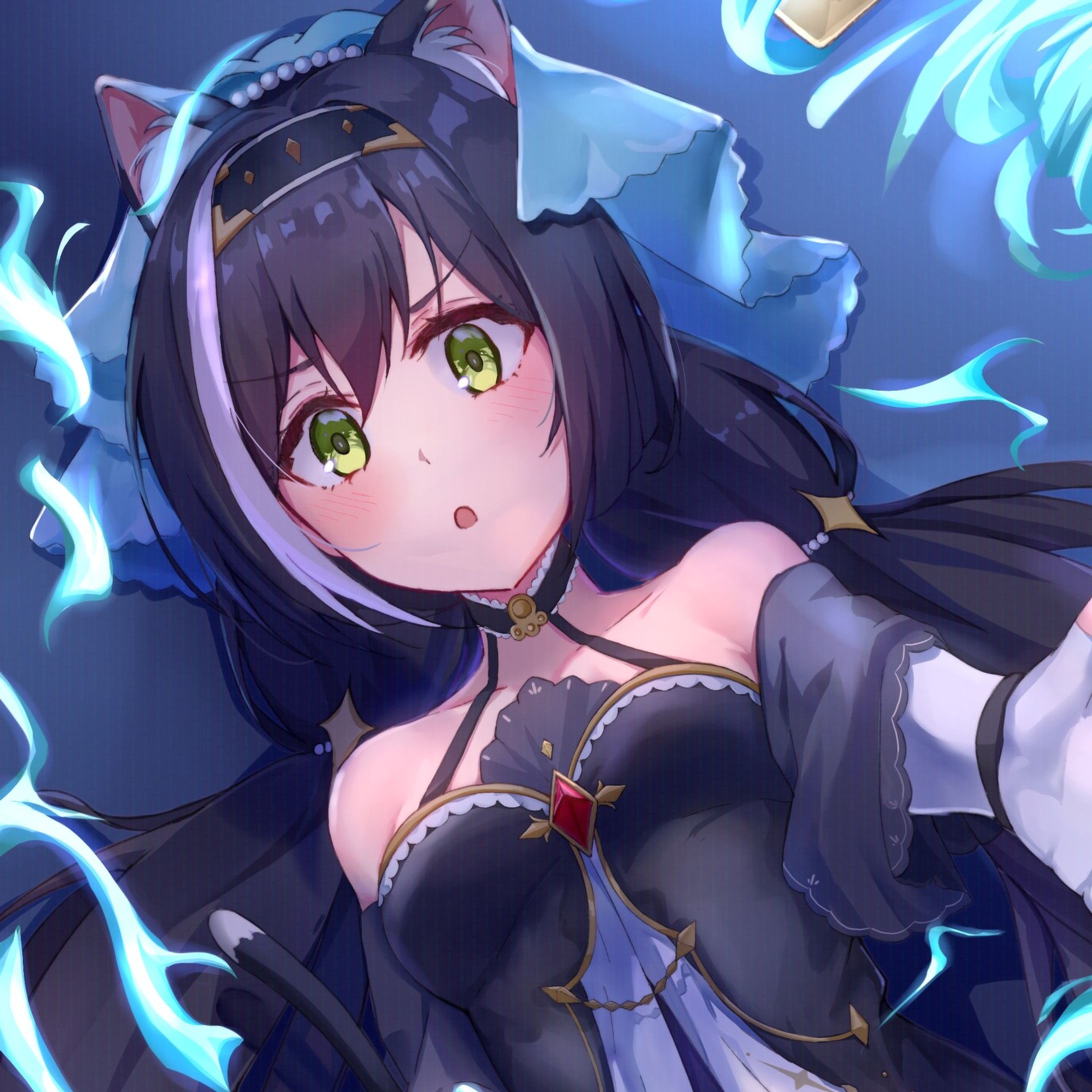 #illustration #illust #art #artwork #anime #fanart　#manga #animegirl #drawing #kawaii #digitalart #animefanart #sketch #draw #cat #kyaruprincessconnect #drawing #princessconnectredive　#kyaru-1