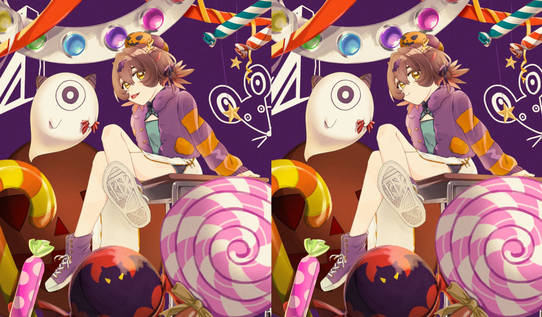 HappyHalloween 歌ってみたイラスト制作/くまはるこ様-1