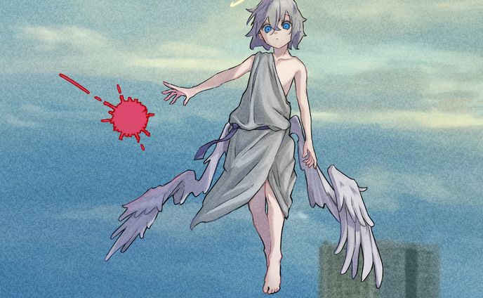 一枚イラスト　天使