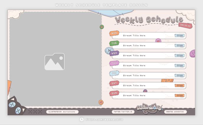 Schedule Template [maeridoll]