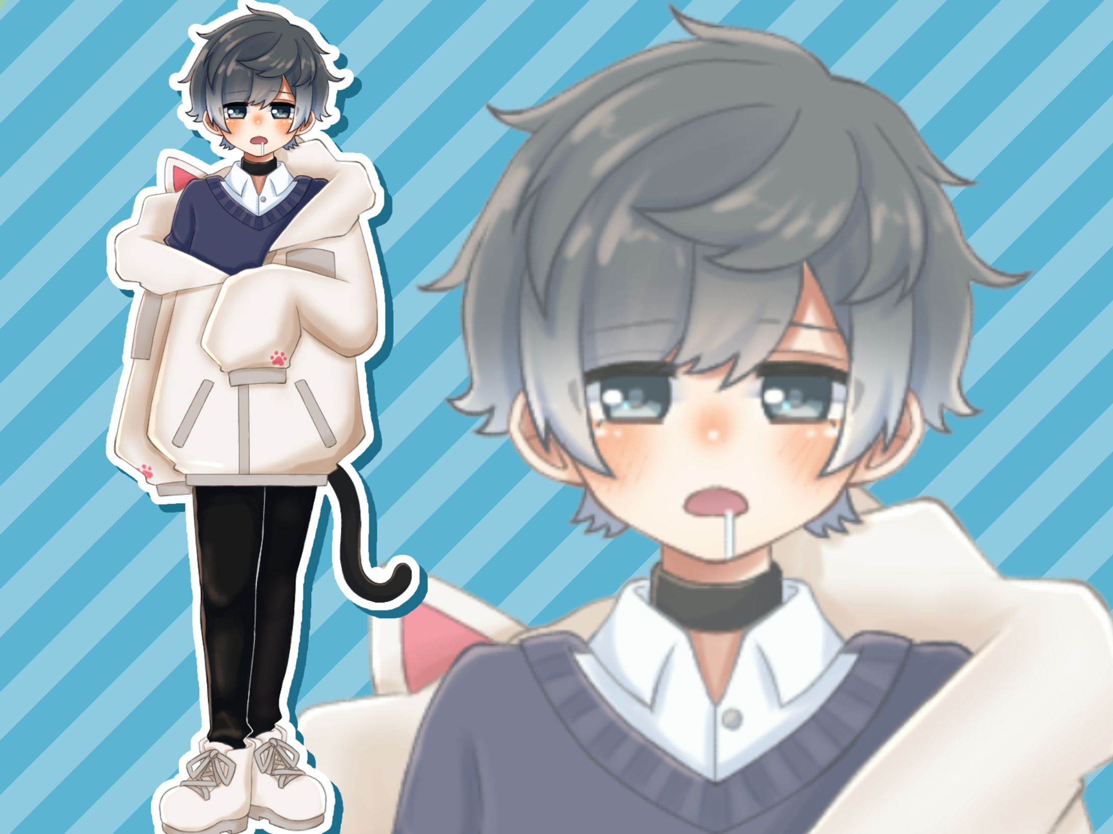 等身イラスト-ねるよ-1