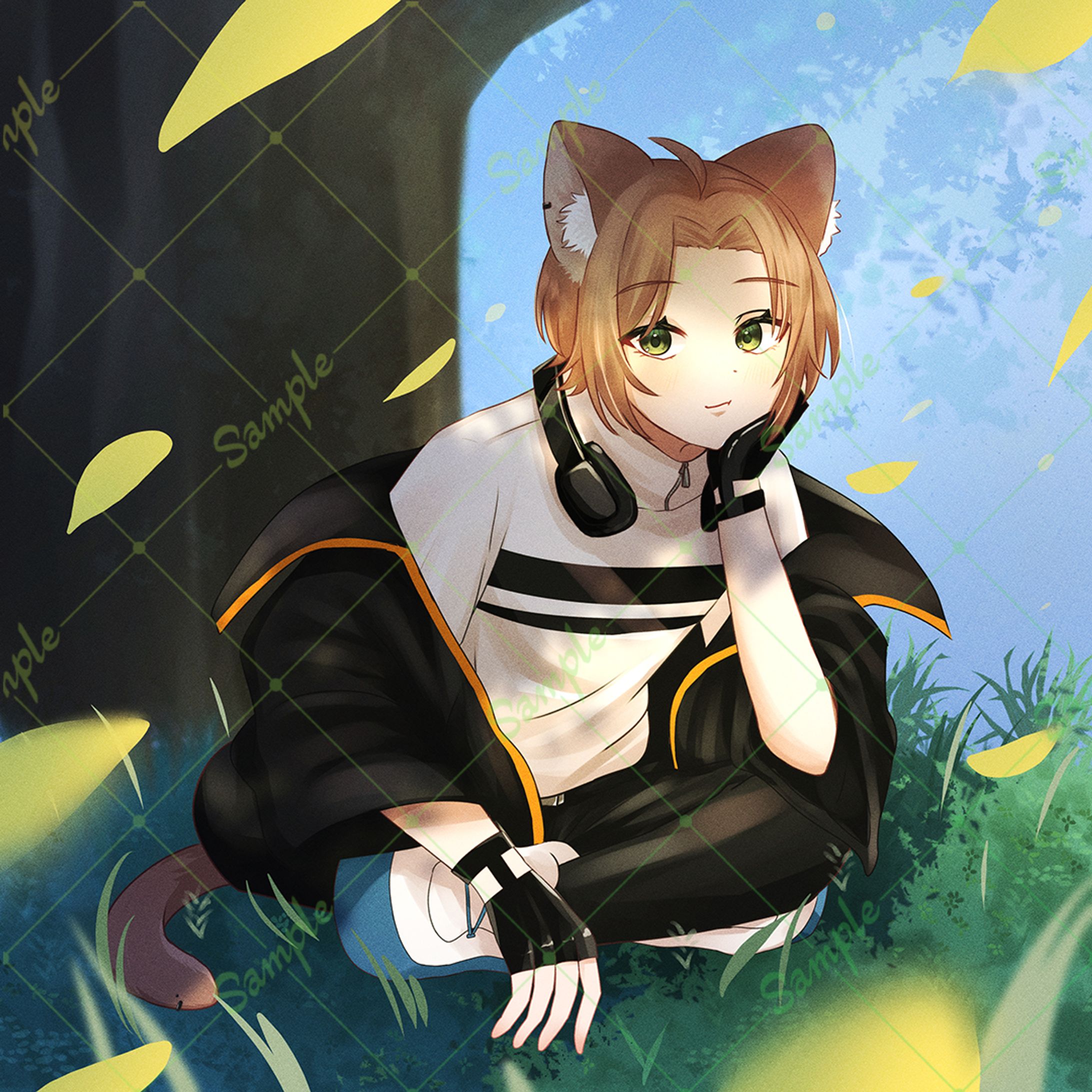 【一枚絵】ねこむぎしょう様　FA-1