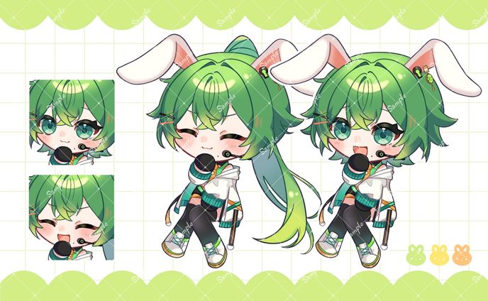 【ご依頼】若草寿兎姫様『SDキャラ』イラスト