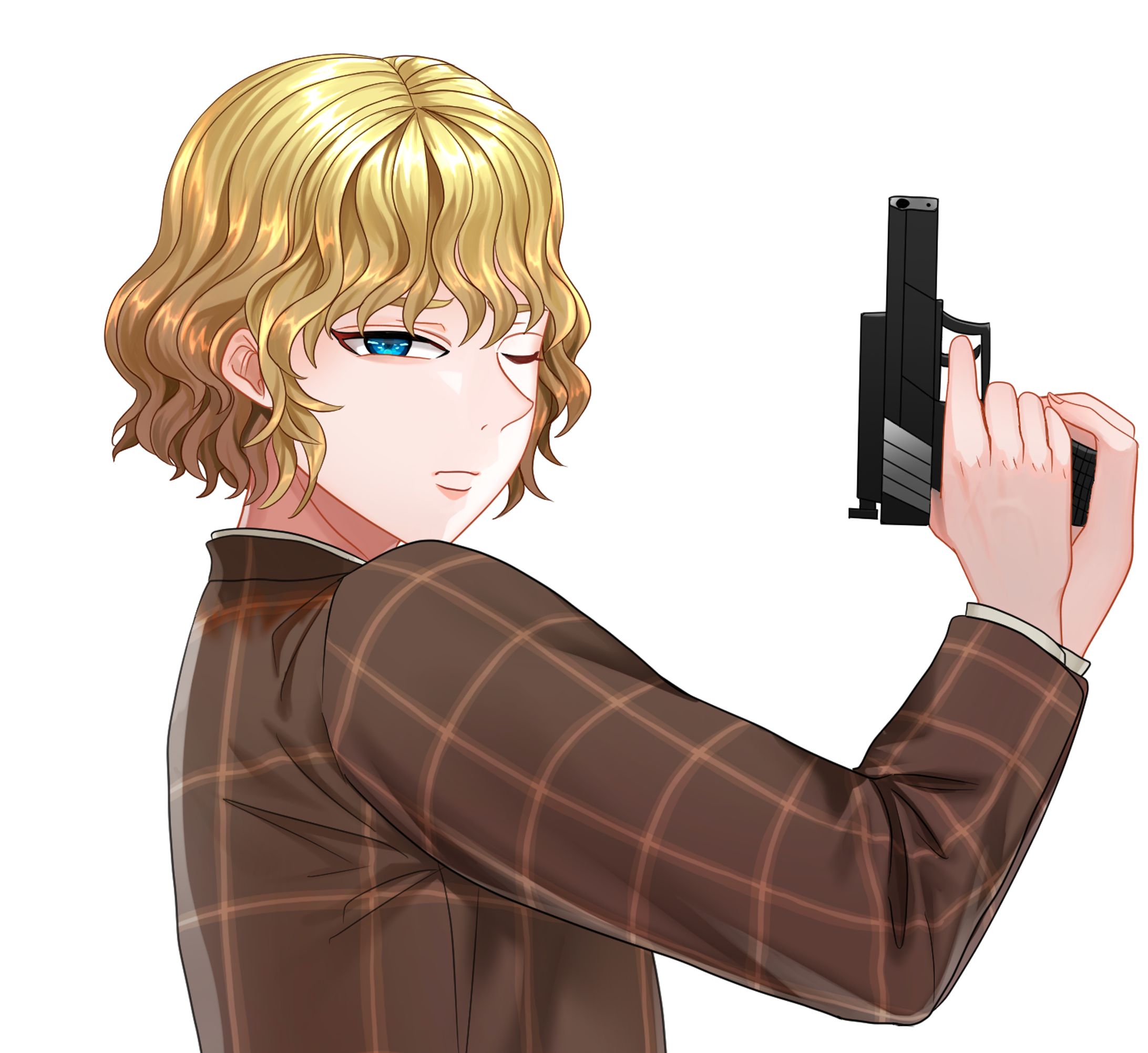 ロイド、ロウのRPG戦闘立ち絵-1