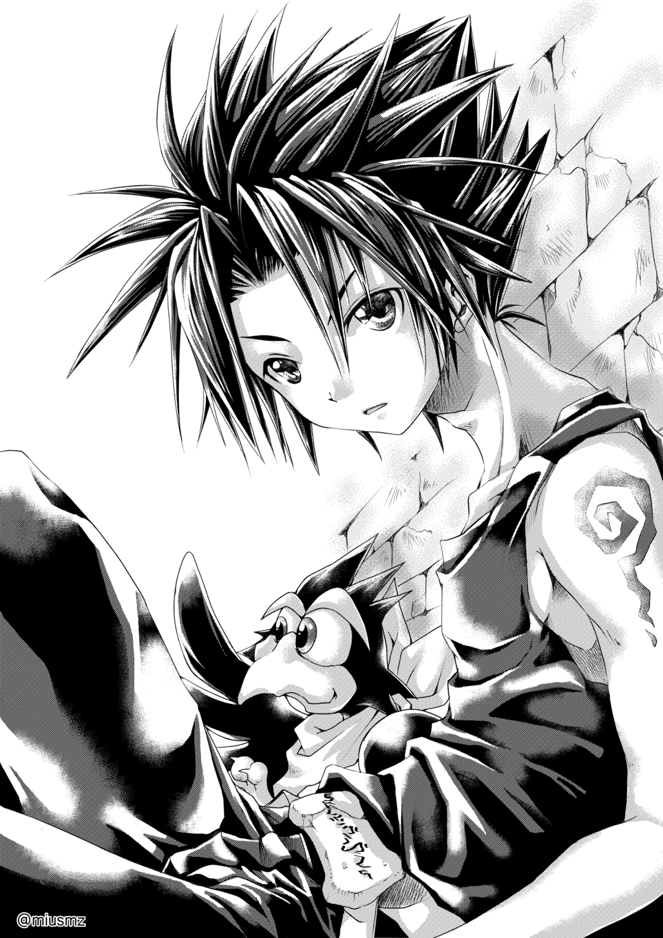 【版権】デジタルモノクロ参考作-1