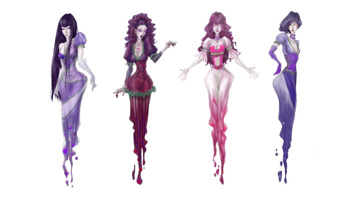 ラズベリー、ブルーベリー擬人化