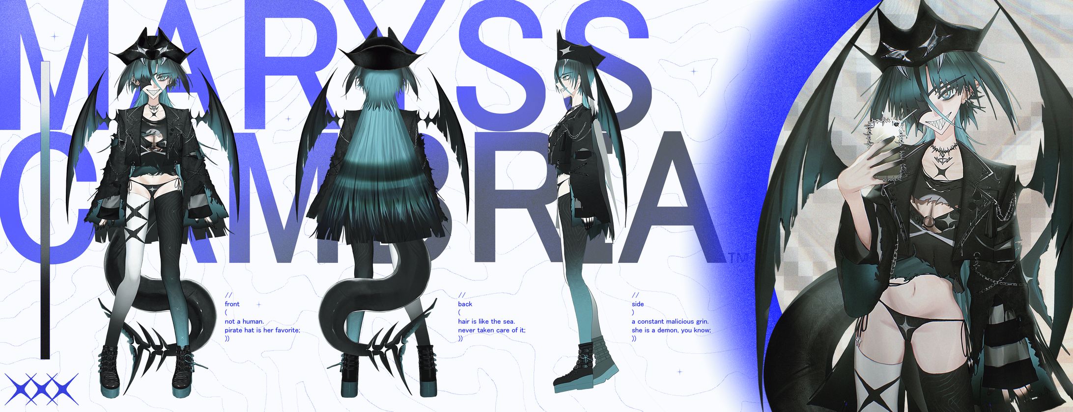 マリス・カンブリア（オリジナルVtuberデザイン）-1
