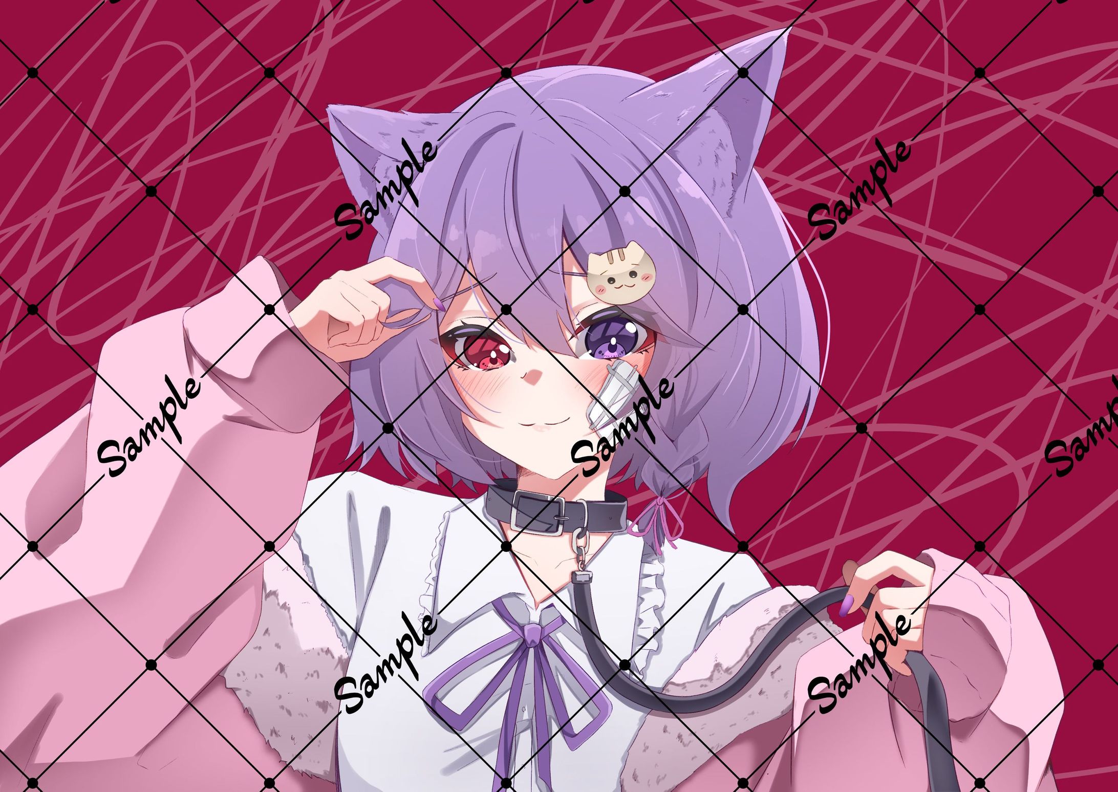 ぶど様　キャットラビングイラスト-1