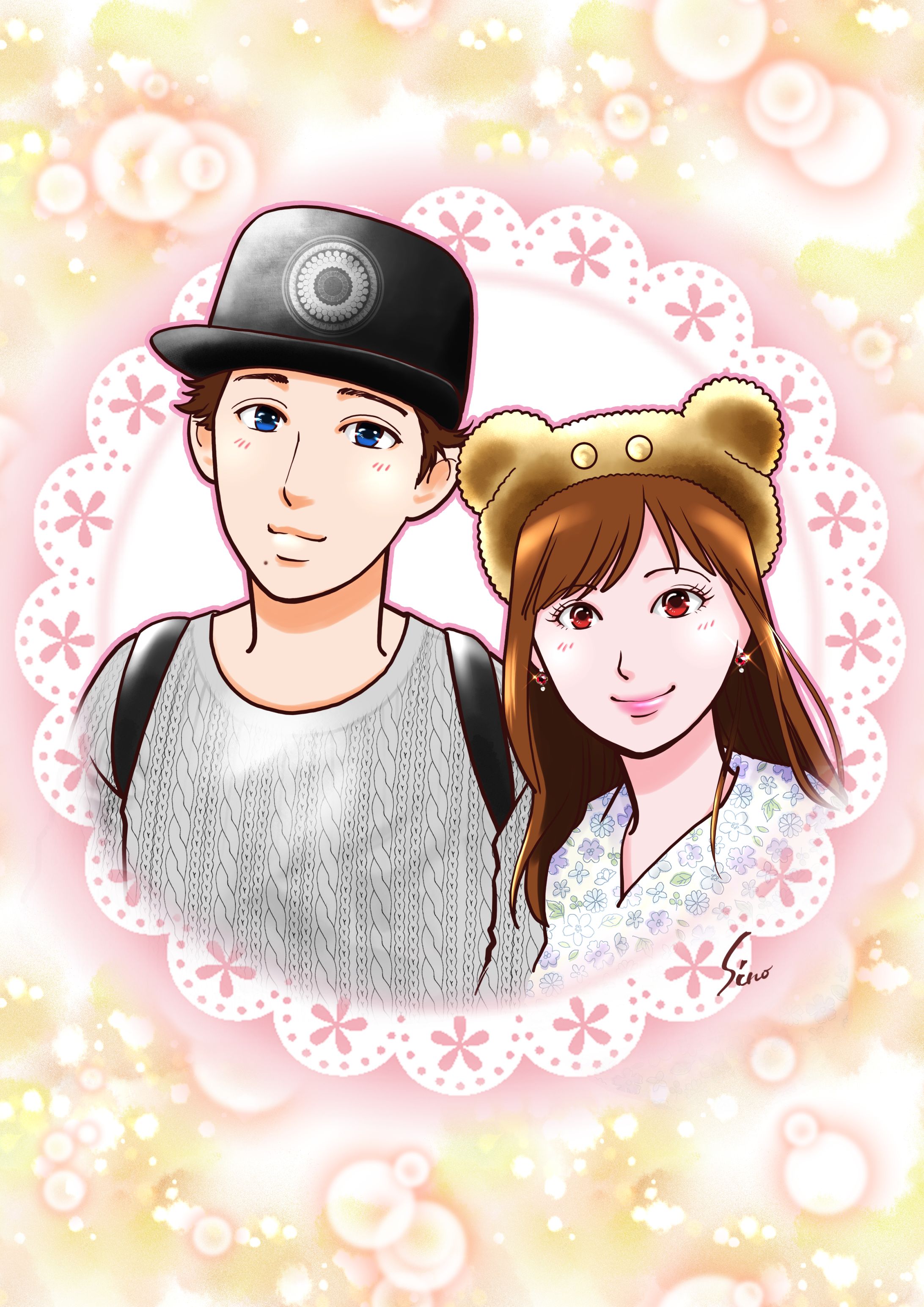 ご結婚お祝い絵-1