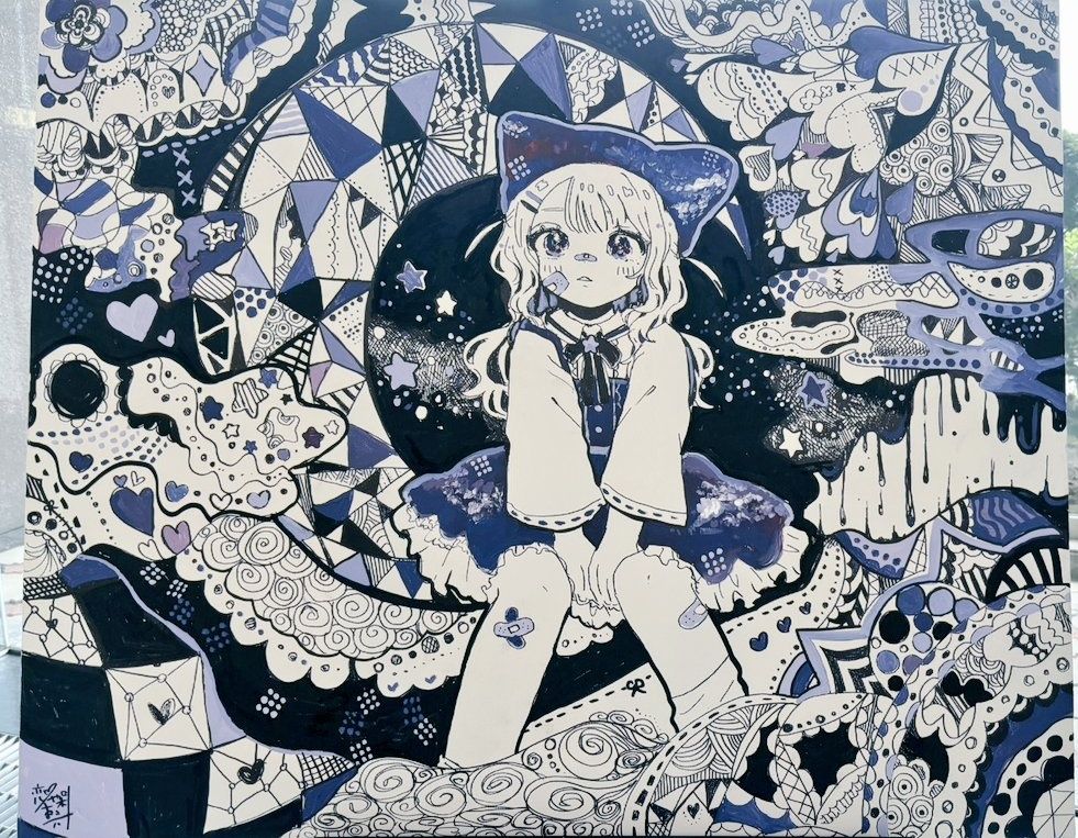 ごちゃごちゃなイラスト