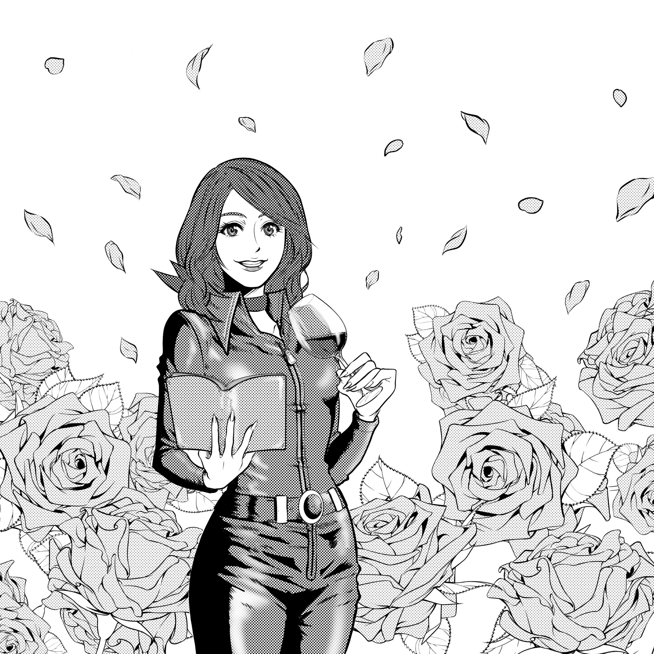 漫画似顔絵名刺-2-1