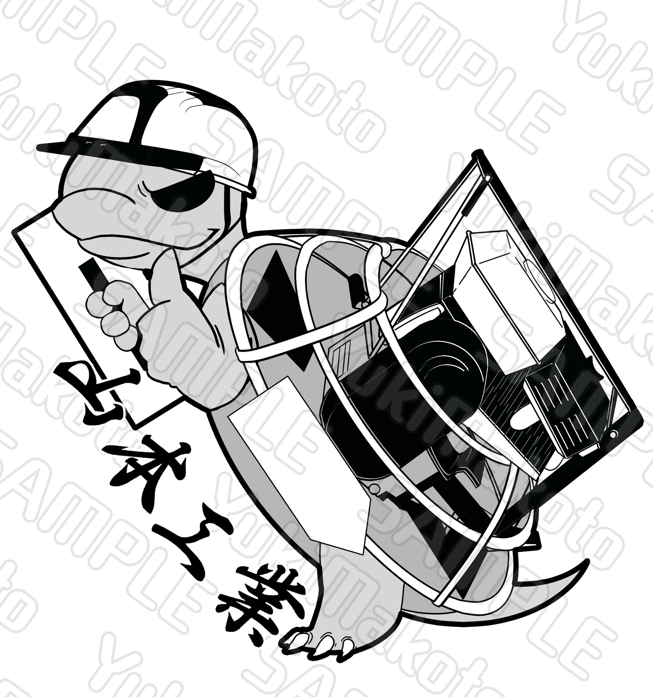 山本工業様会社ロゴ用イラスト-1