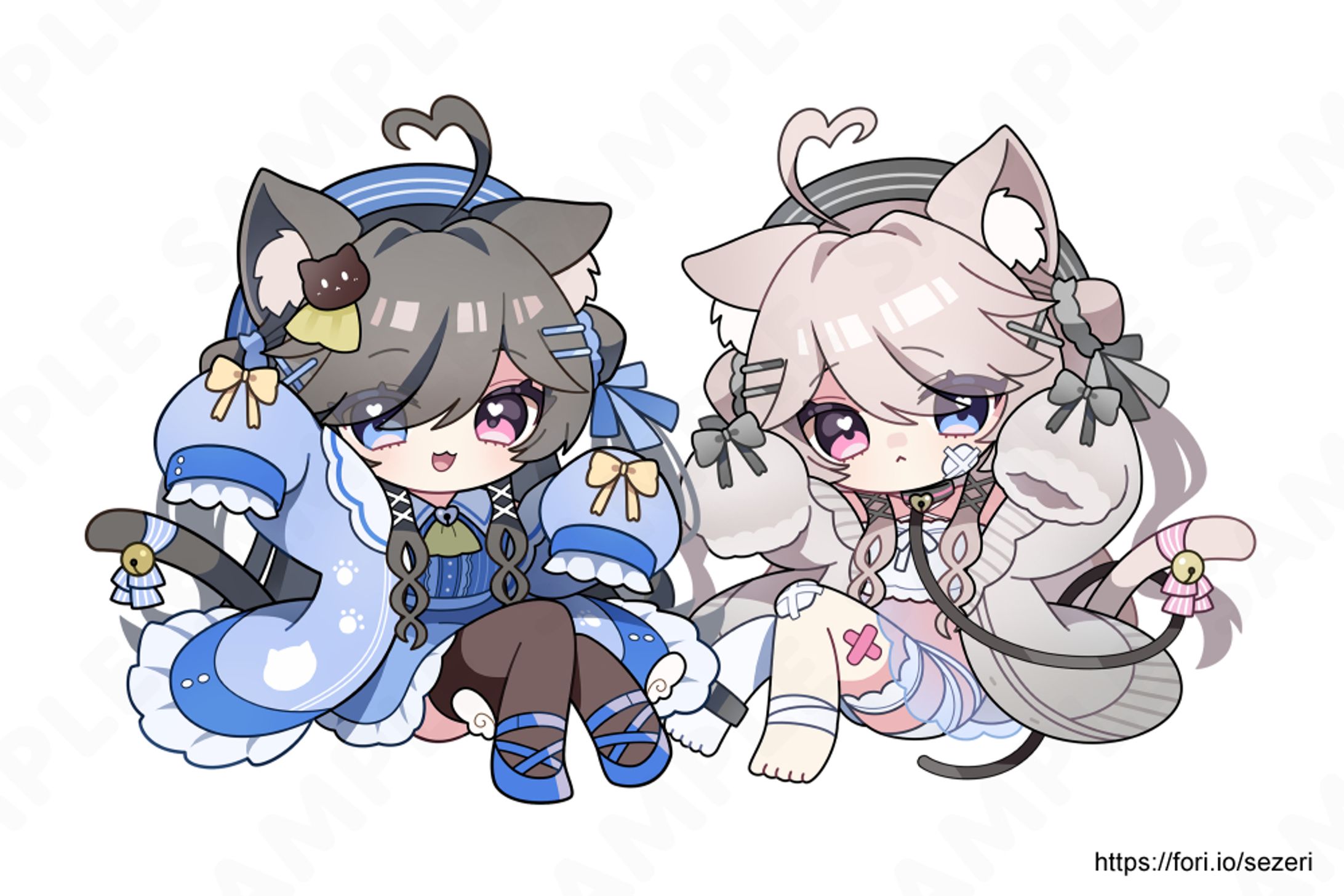 SDキャライラスト（2023年8月）-1