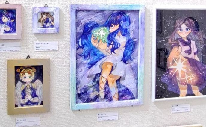 アナログ創作イラスト