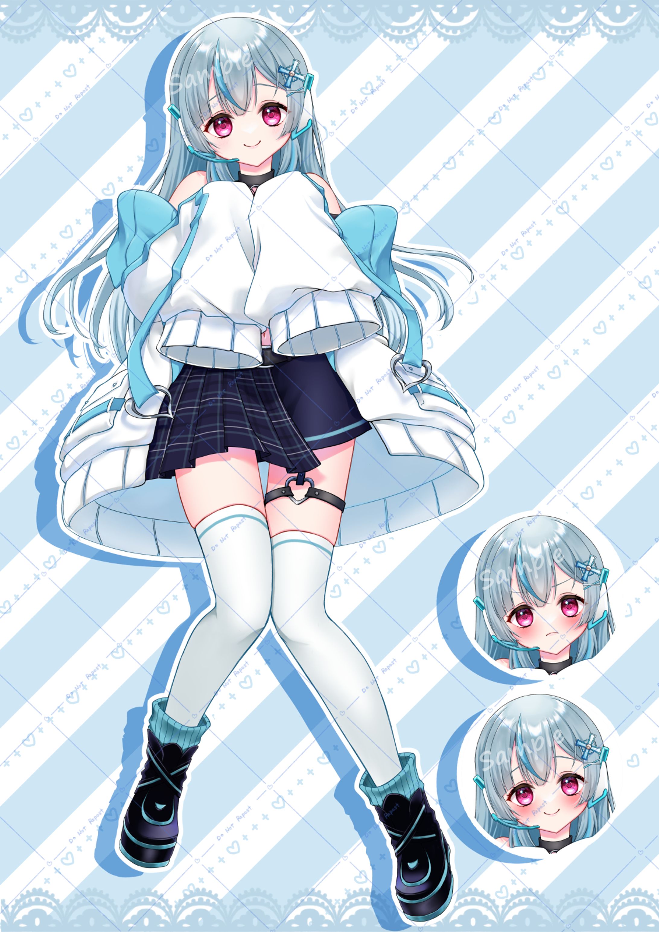 音町ゆの様全身イラスト-1