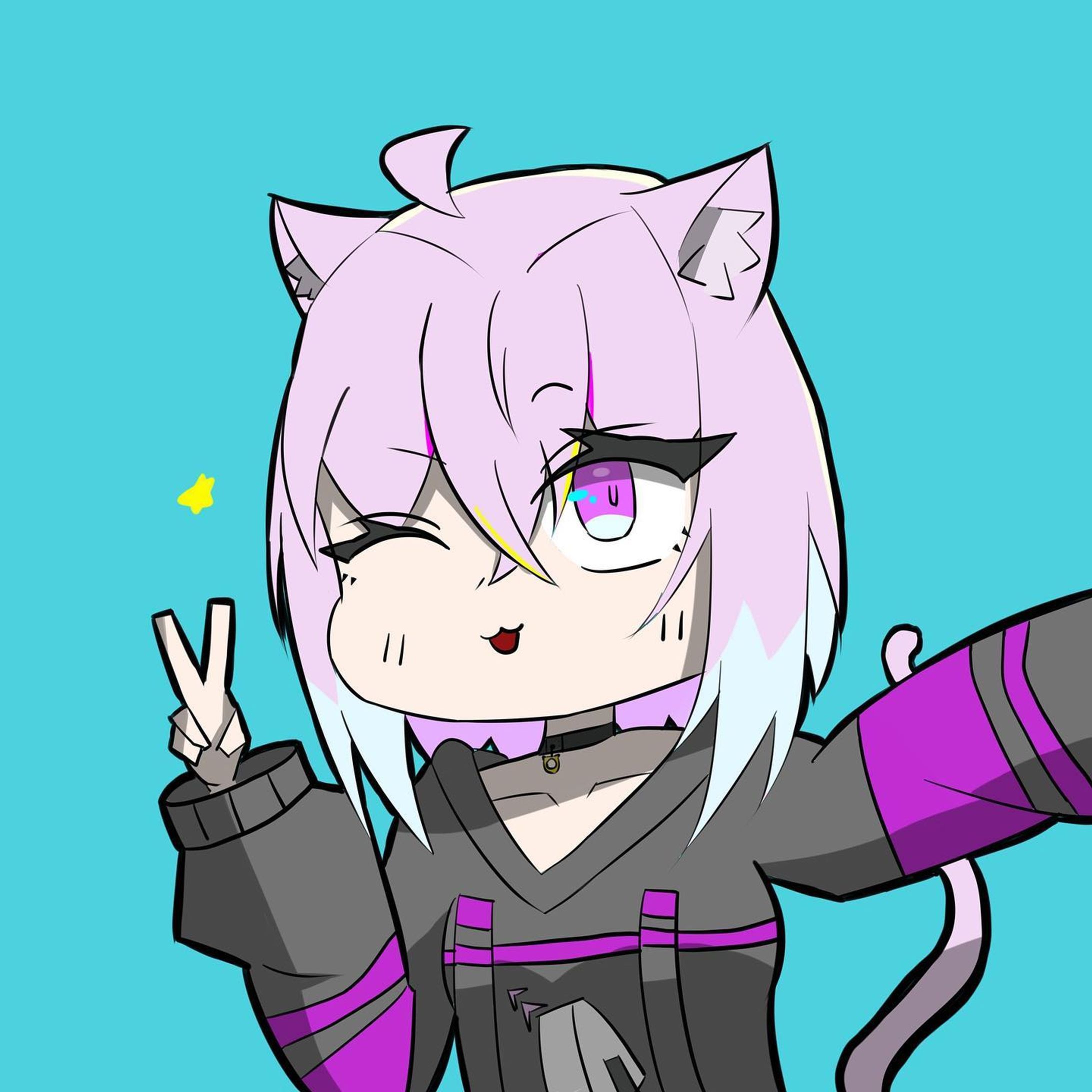 自撮り
#絵かゆ 
#猫又おかゆ 
#ホロライブ
#hololive-1