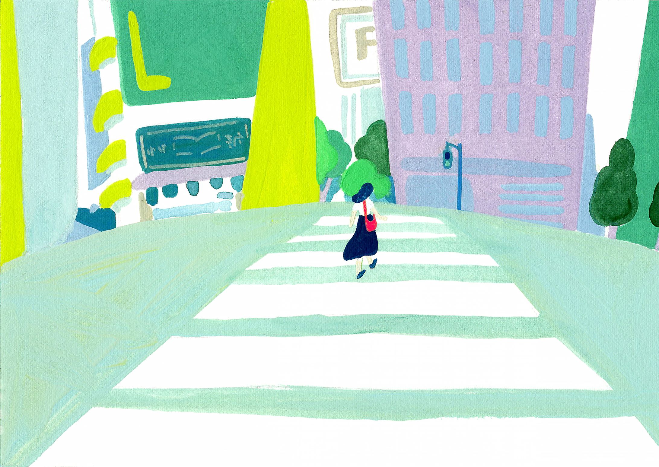 朝の渋谷-1