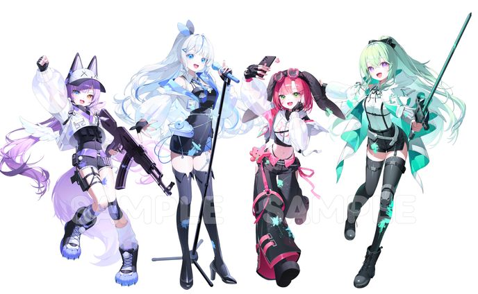 StelLive Cliché × Galaxy Store コラボイラスト&衣装デザイン