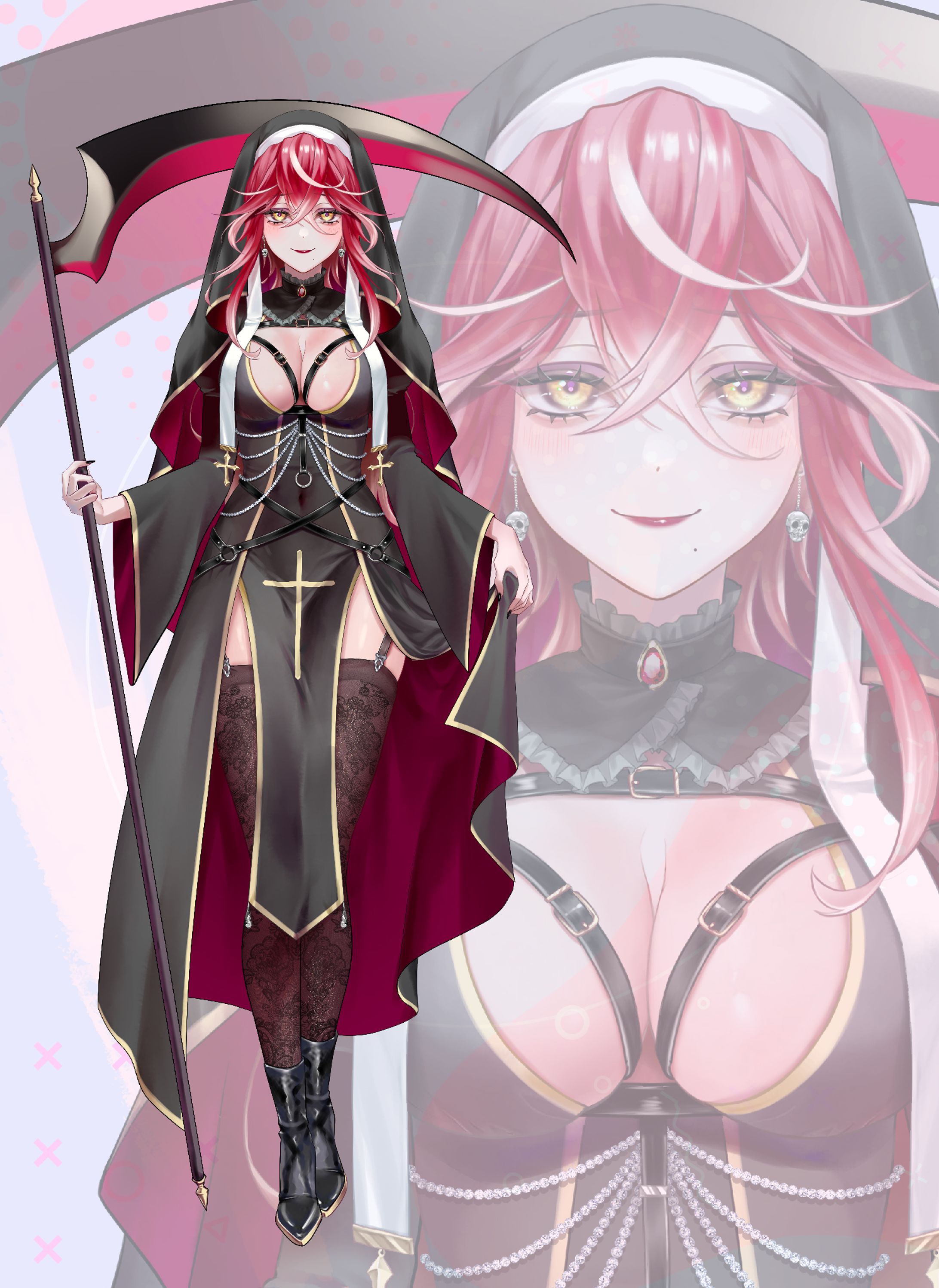 冥マリアン様Live2Dイラスト-1