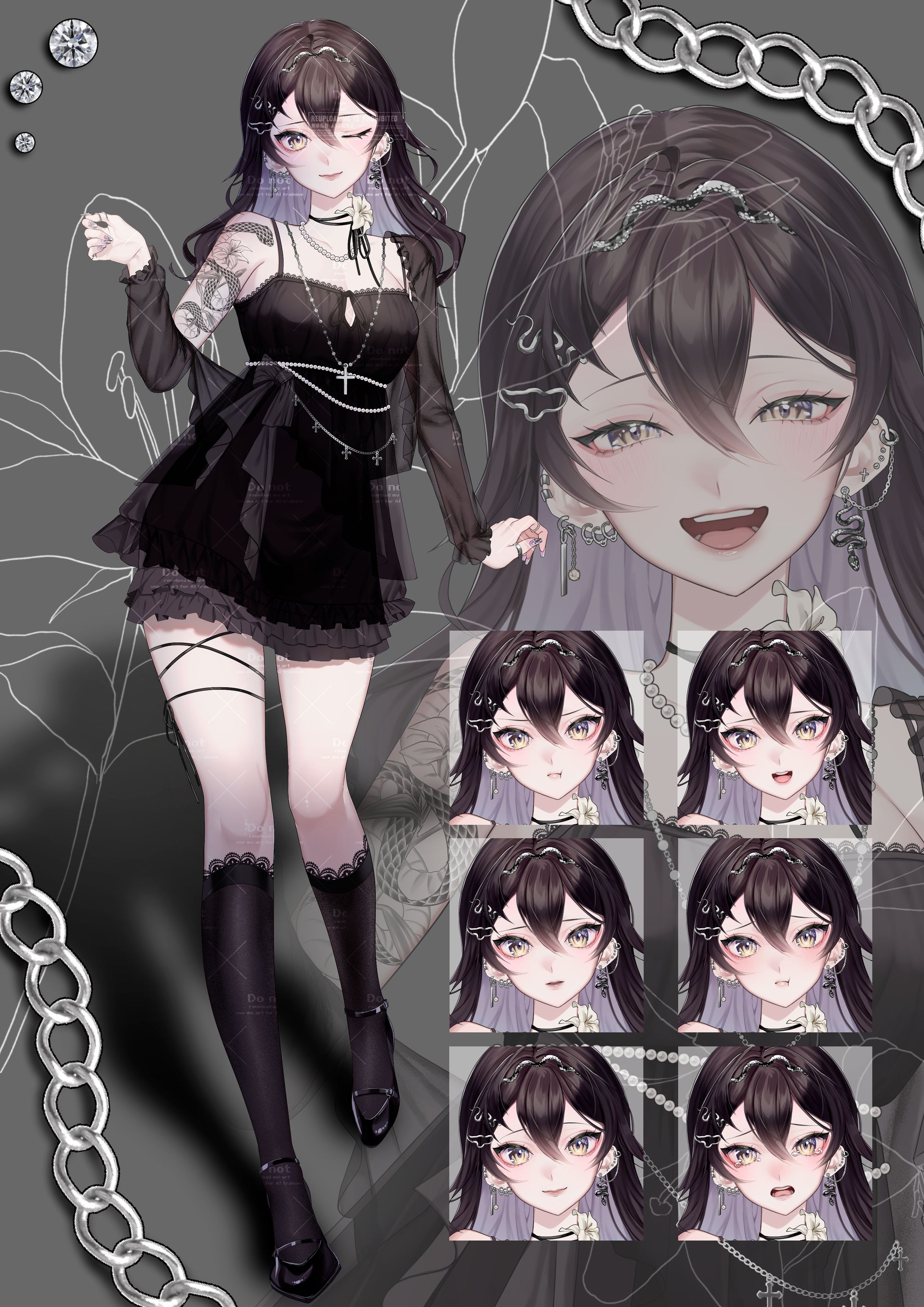 【IRIAM】灰里様新衣装【立ち絵】-1