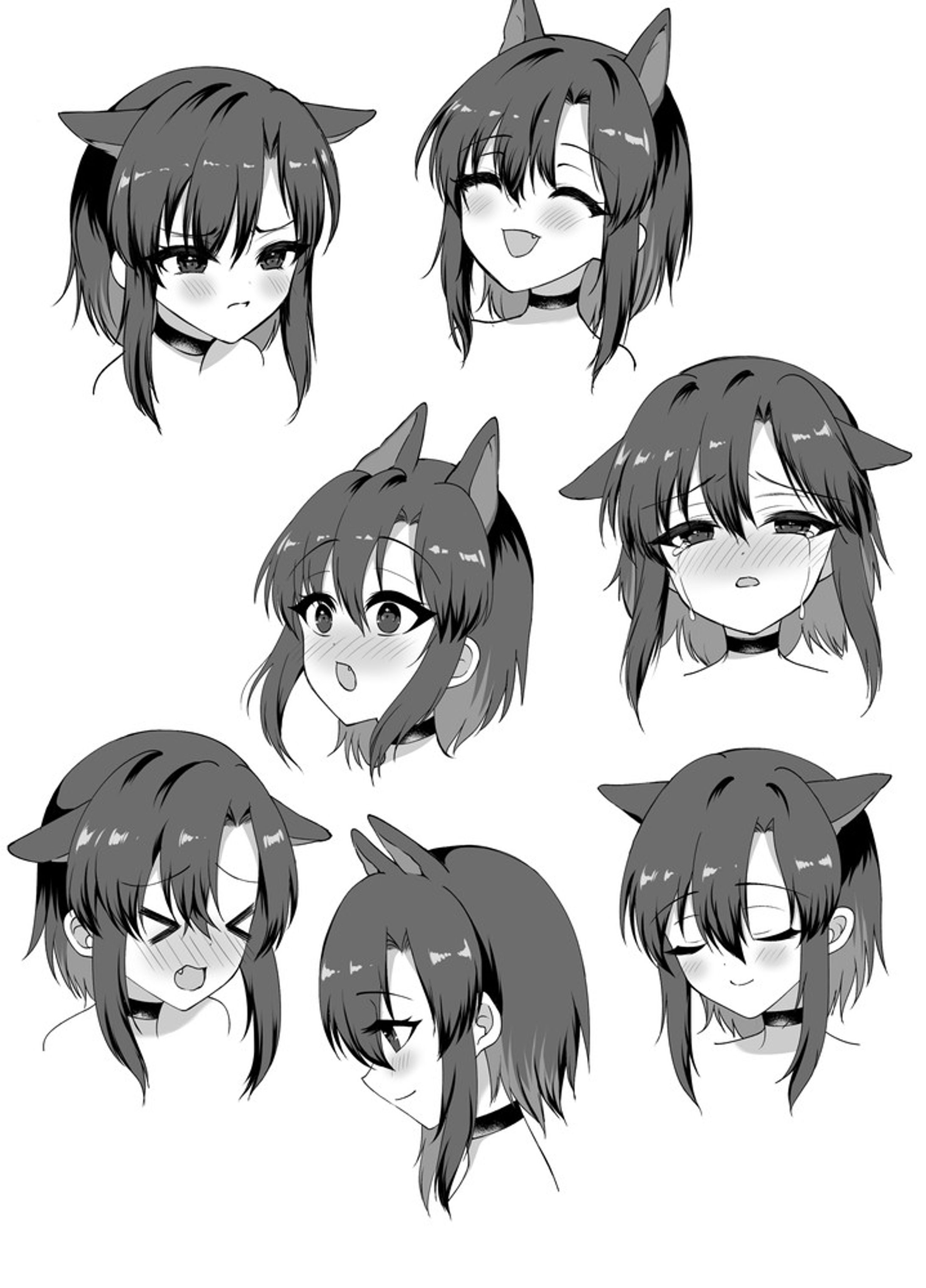キャラクター　表情　ポーズ-1