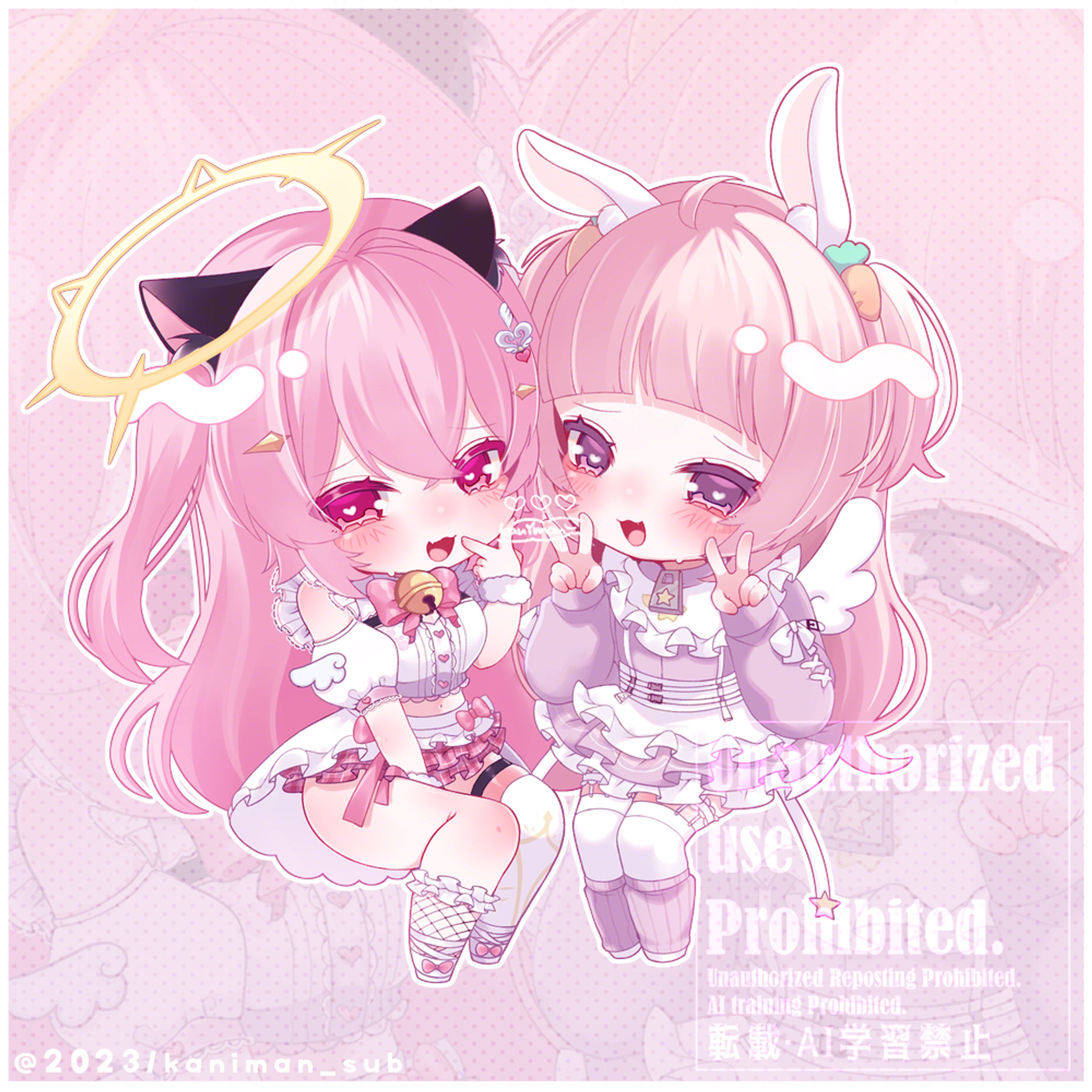 【ちびキャラ】えねころ様みときんぐ様-1