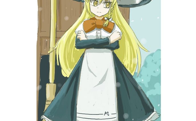 絵チャ　冬服魔理沙
#illustration #東方project #東方 #霧雨魔理沙 #touhouproject #touhou #marisakirisame #touhoufanart