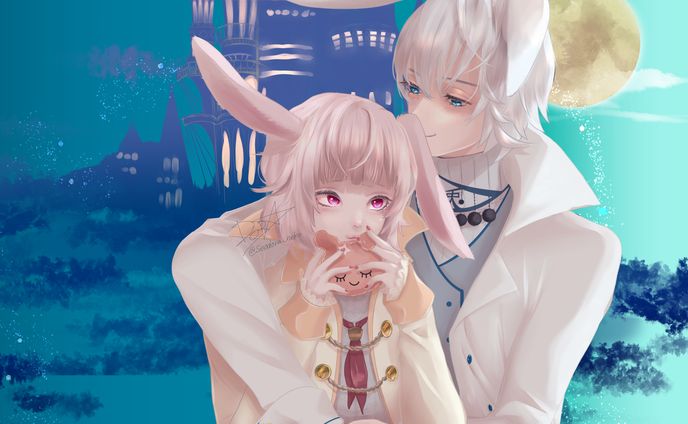 Rabbits in the wonderland 