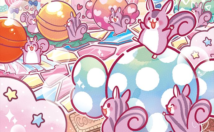 【ご依頼】コスミック出版様「もふもふかわいい！まちがいさがし2026年3月号」まちがいさがしイラスト